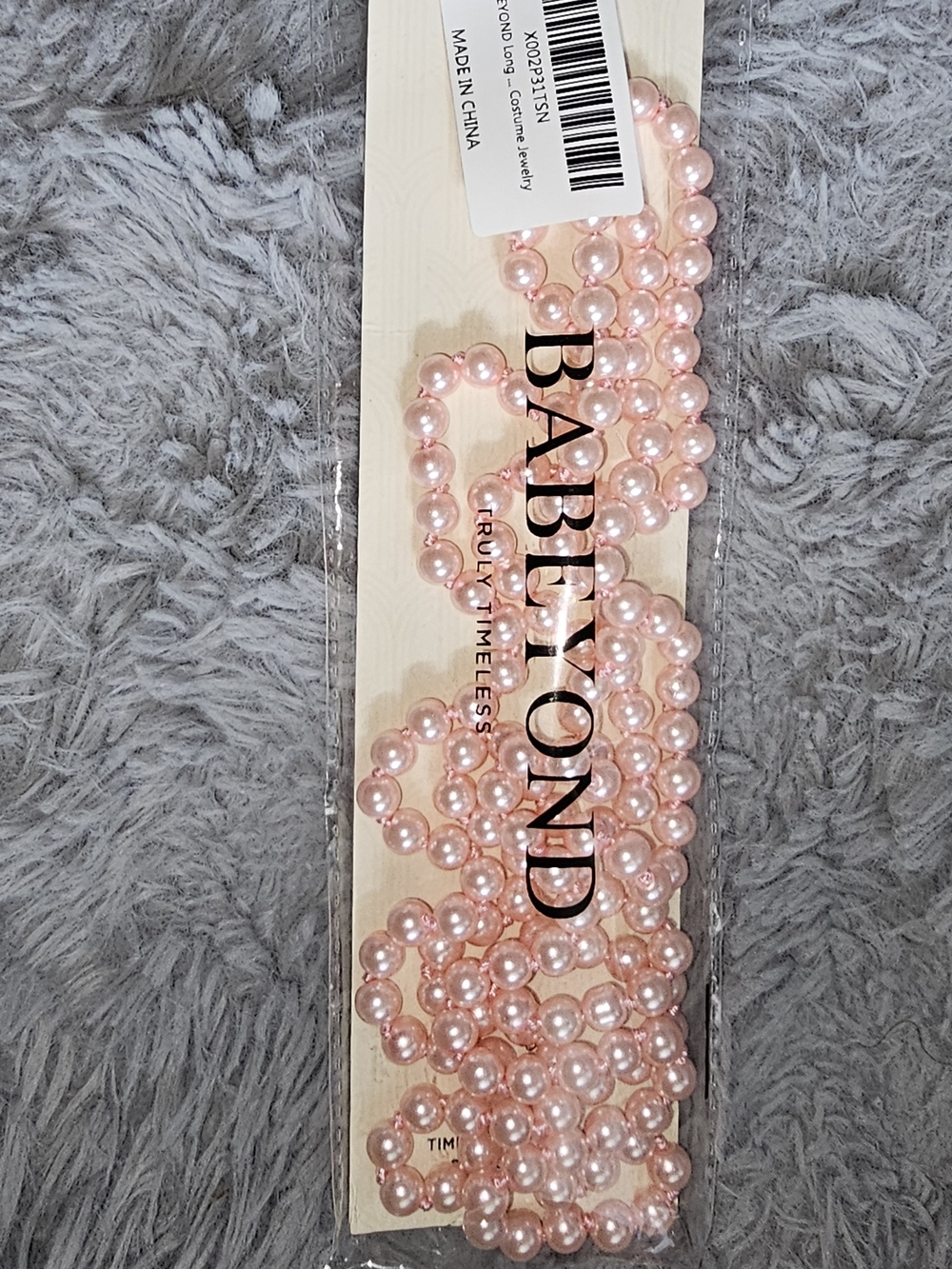 Pink Pearl Strand Necklace - Classic Feminine Accent